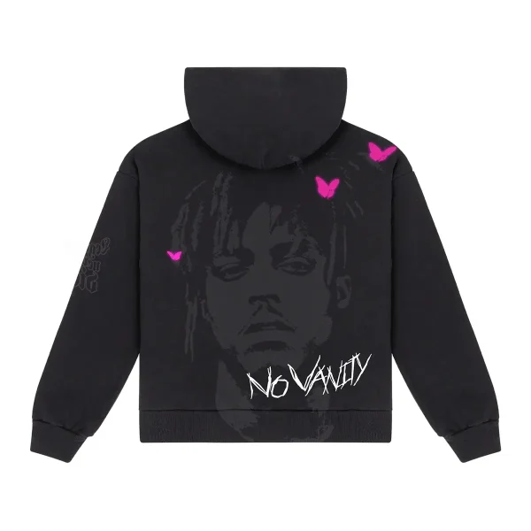 No Vanity Zip Hoodie Black (1)
