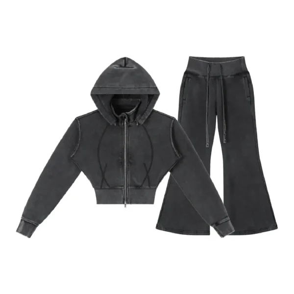 Ni Vanity Vintage Wash Crop Tracksuit (5)