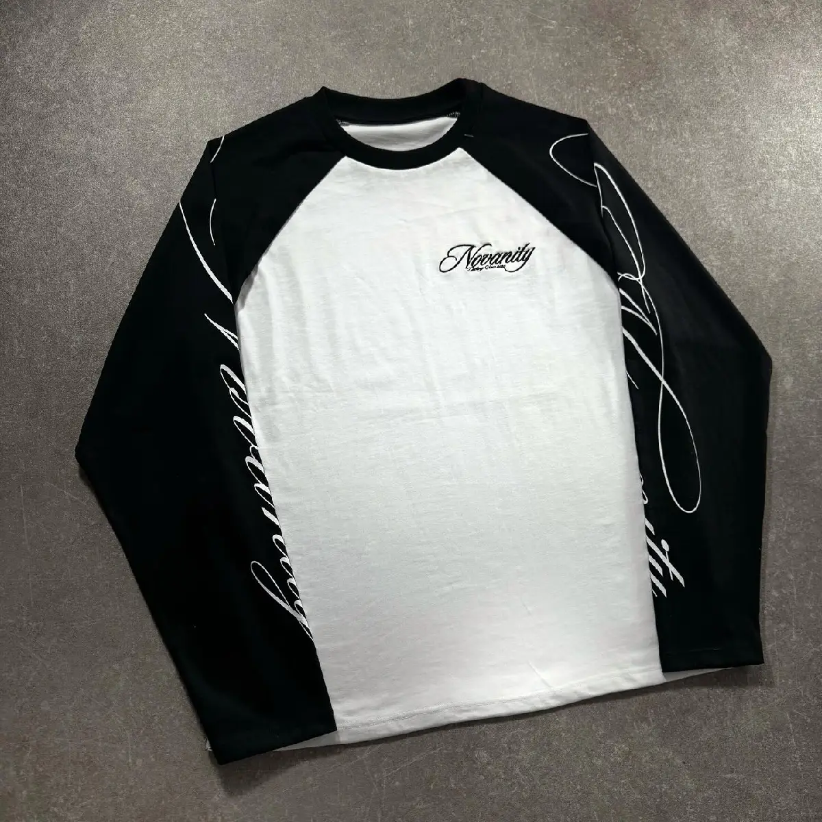 No Vanity Distressed Logo Longsleeve (2)