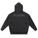 No Vanity Distressed Snow Washed Hoodie (1)
