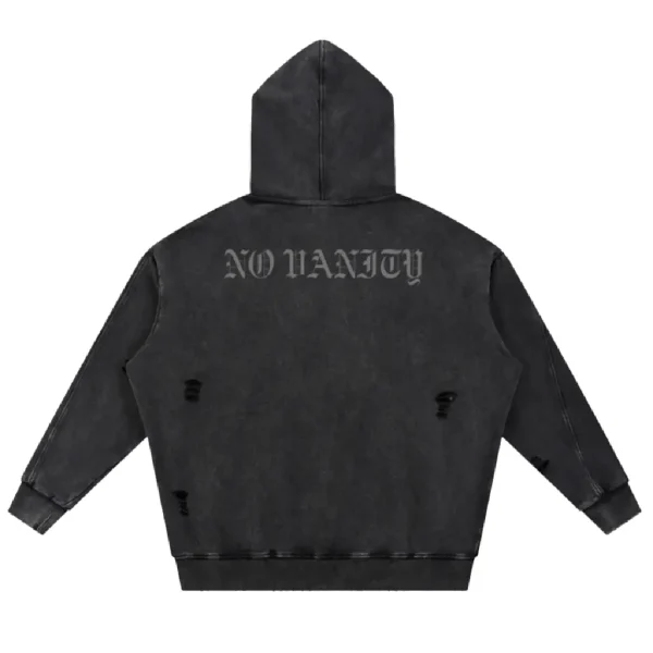 No Vanity Distressed Snow Washed Hoodie (1)