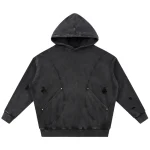 No Vanity Distressed Snow Washed Hoodie (2)