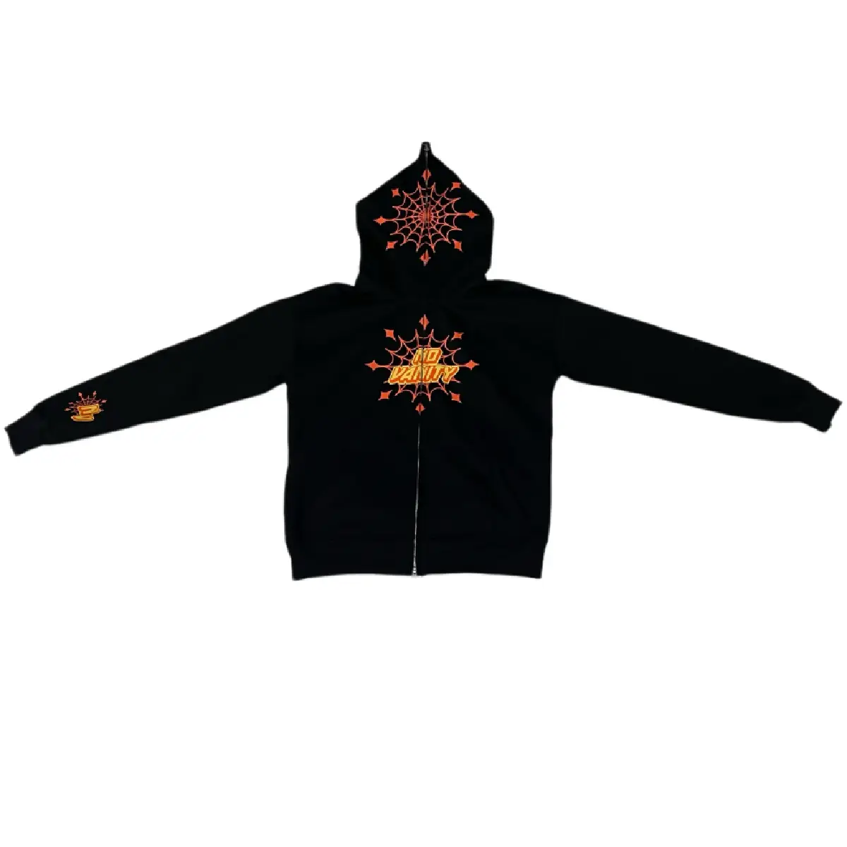 No Vanity Full Zip Hoodie OrangeYellow (3)