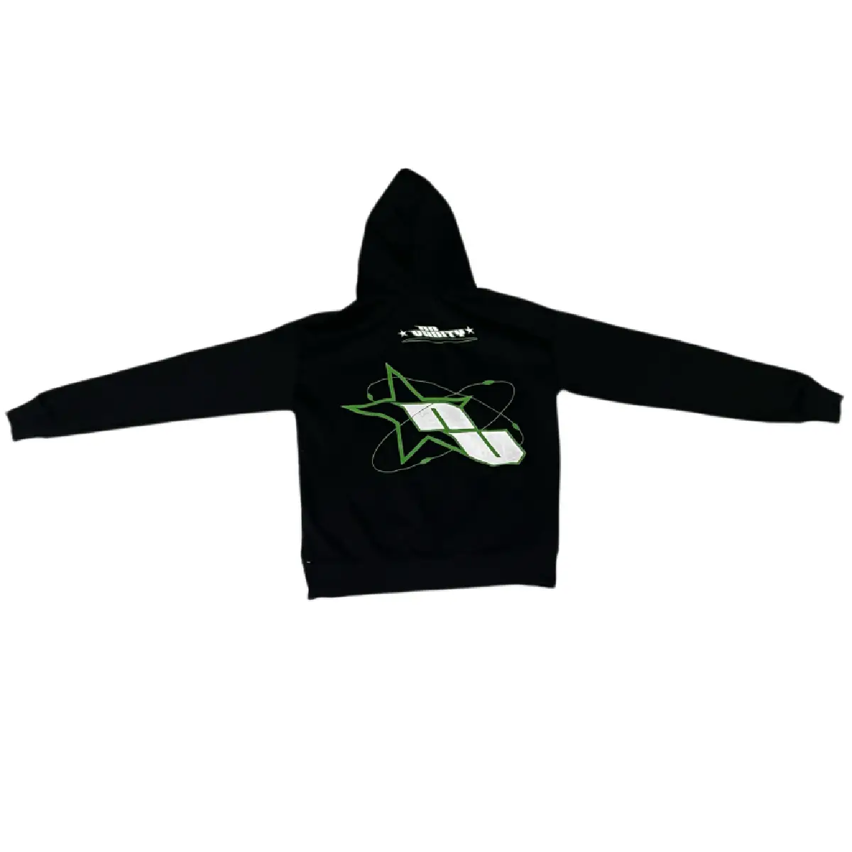 No Vanity Full Zip Up Hoodie Green (3)