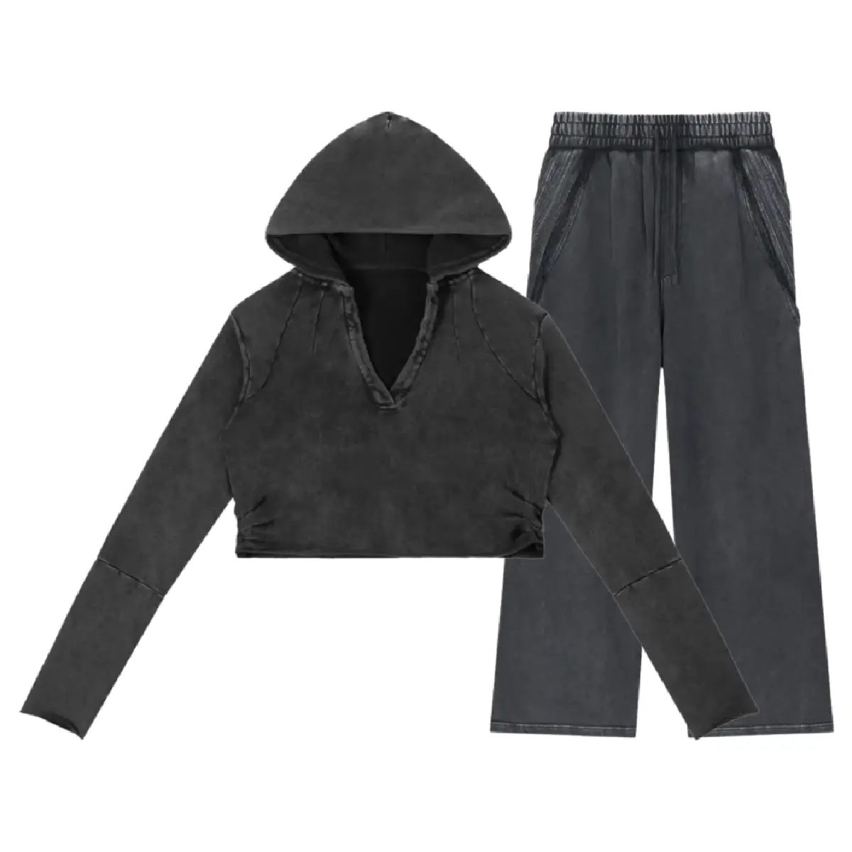 No Vanity Raw Edge Fem Tracksuit (5)