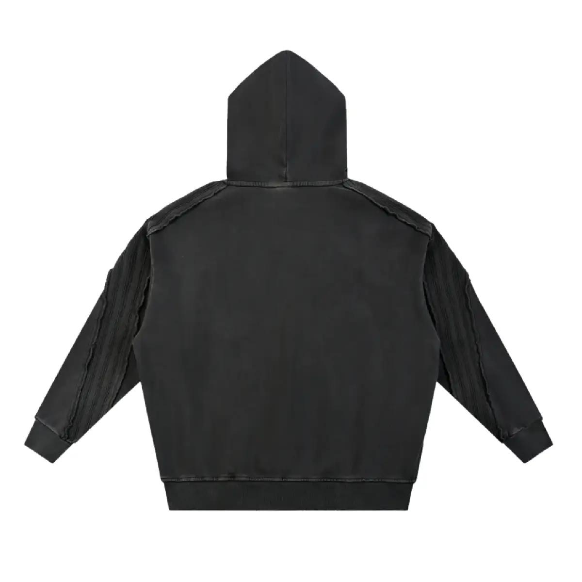 No Vanity Raw Edge Hoodie (1)