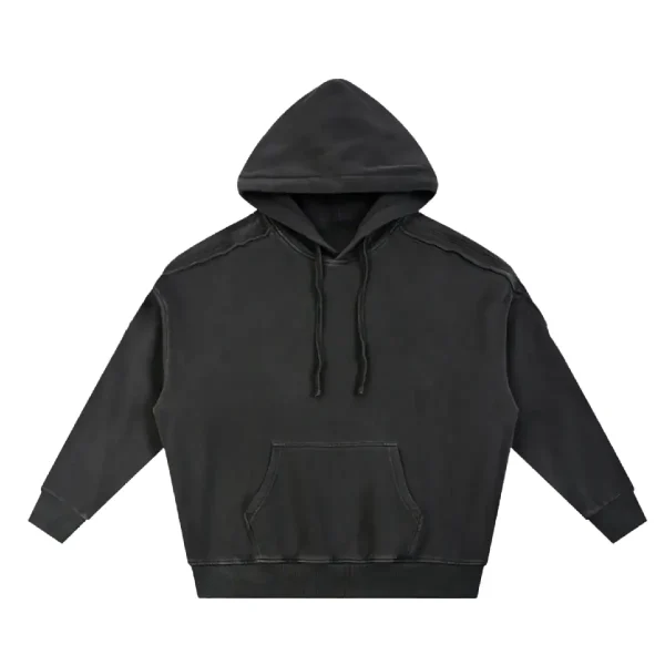 No Vanity Raw Edge Hoodie (2)