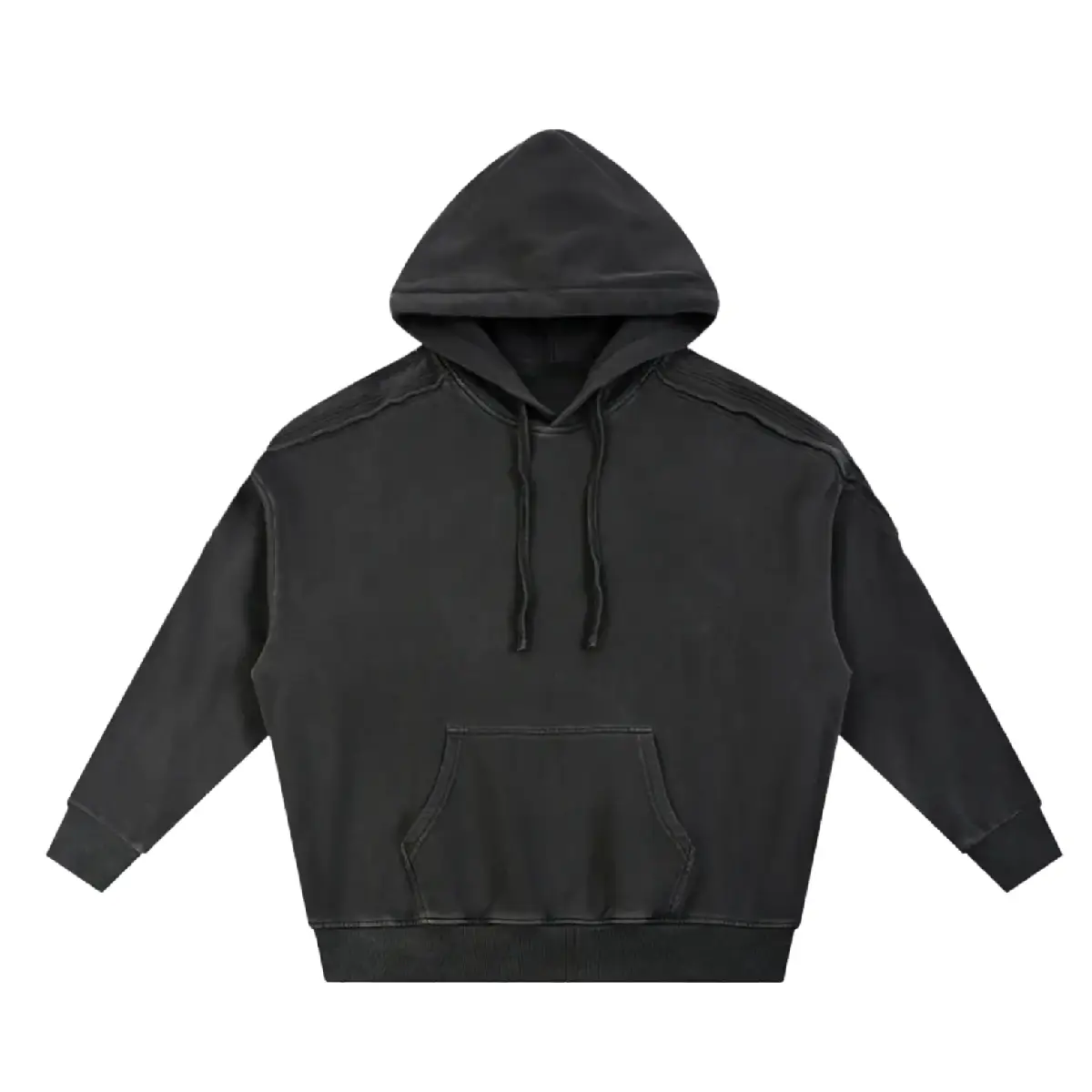 No Vanity Raw Edge Hoodie (2)