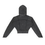 No Vanity Vintage Wash Crop Hoodie (1)