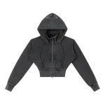 No Vanity Vintage Wash Crop Hoodie (2)