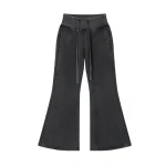 No Vanity Vintage Wash Flare Sweatpants (2)