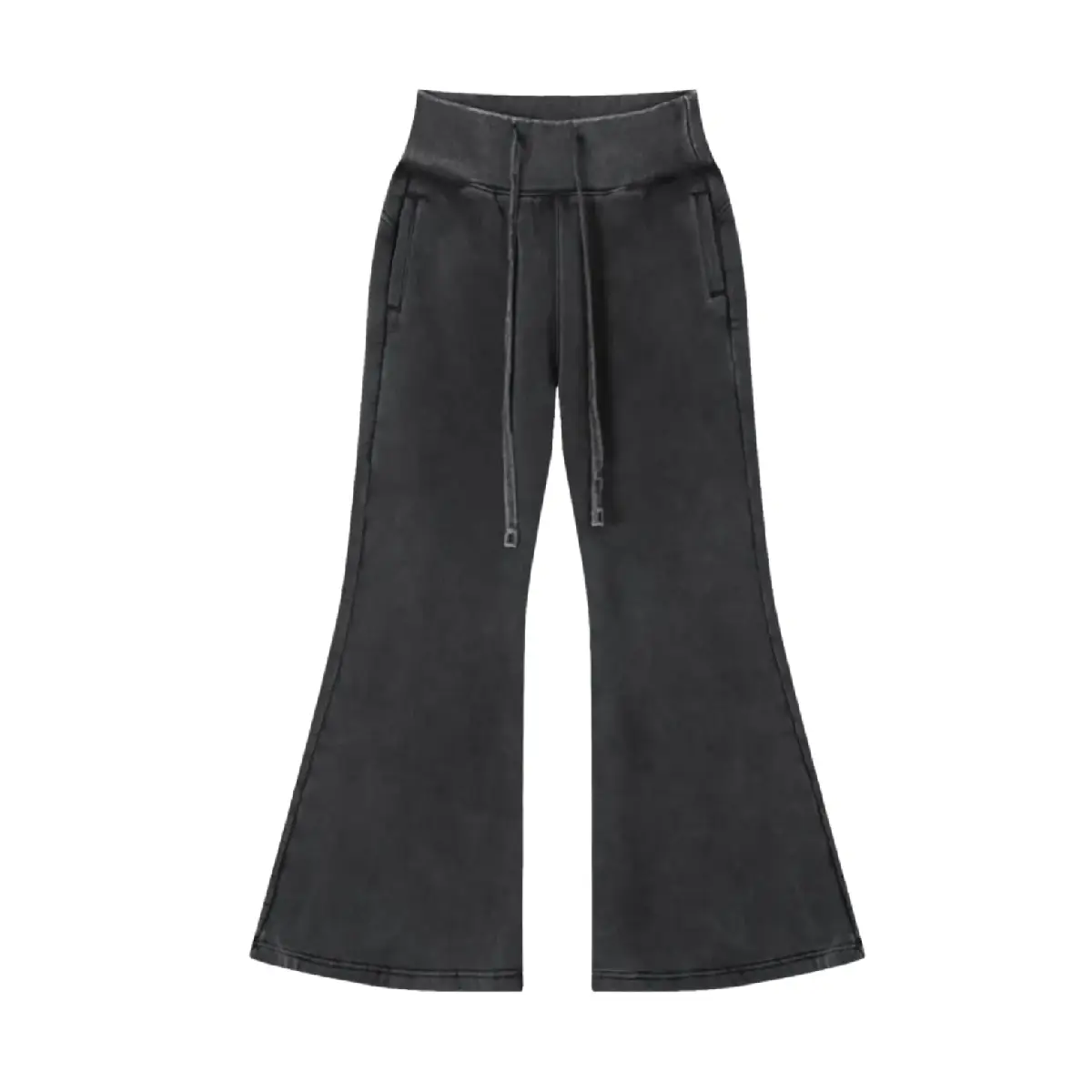 No Vanity Vintage Wash Flare Sweatpants (2)