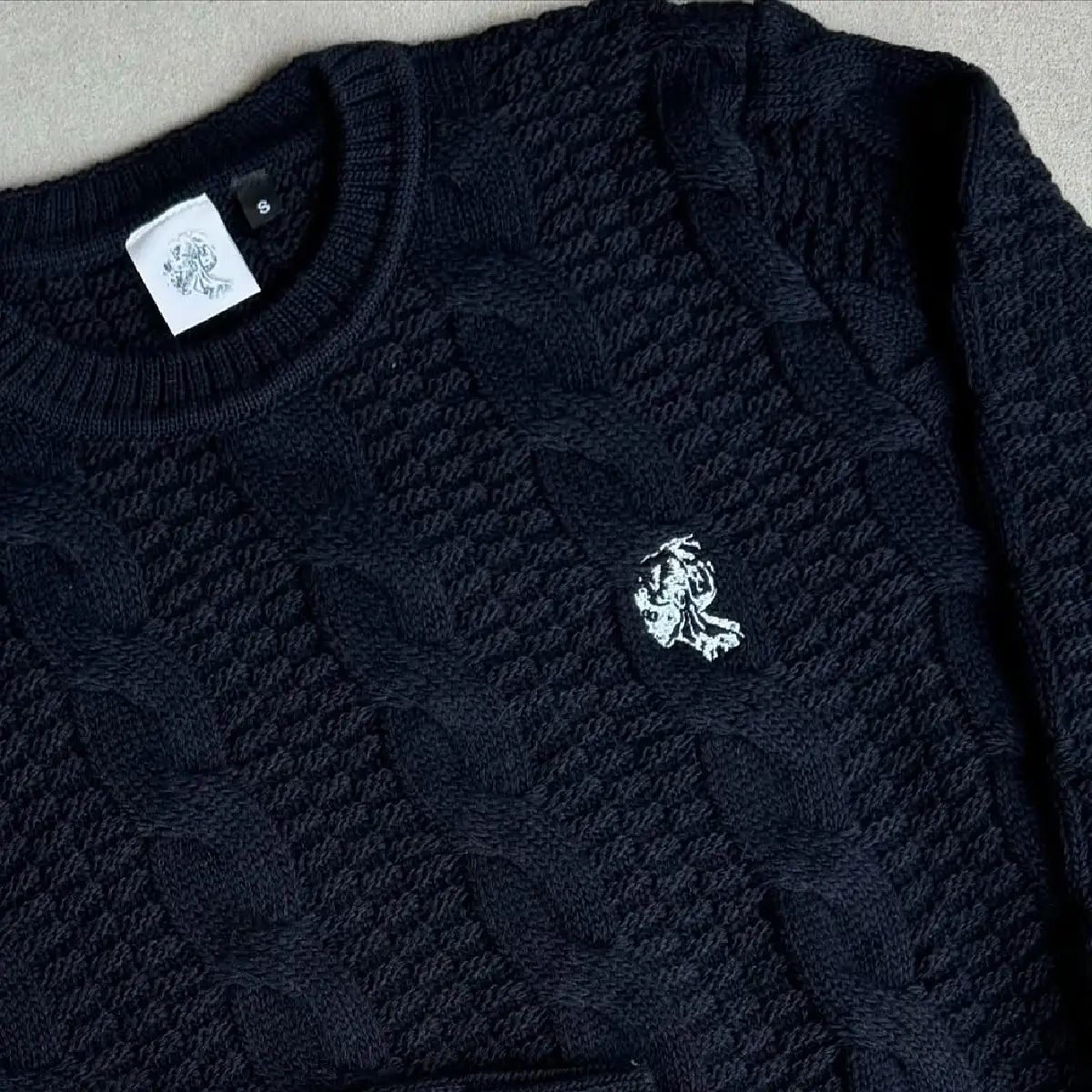 Novanity Knit Sweater Navy (3)