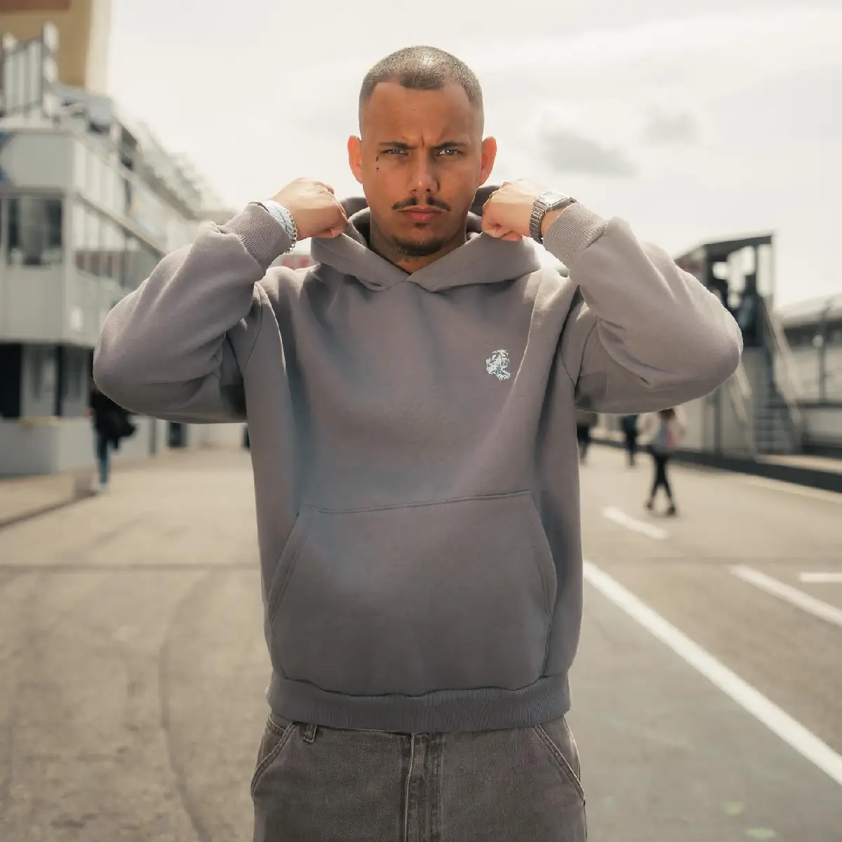 Novanity Melted Grey Hoodie (2)