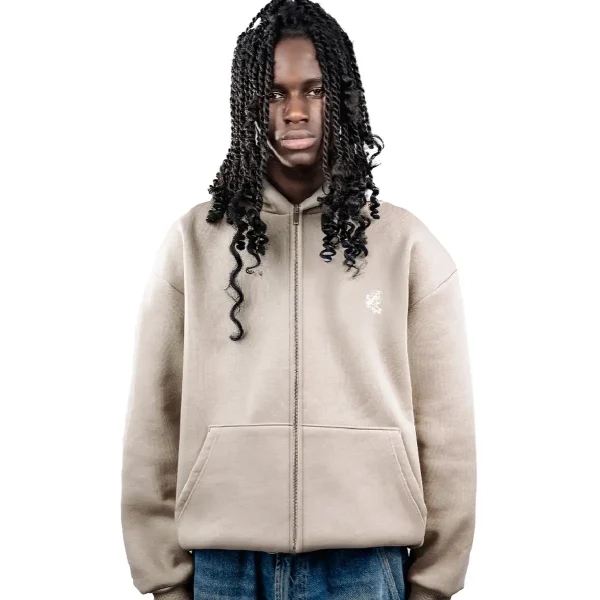 Novanity Zip Hoodie Avorio (2)